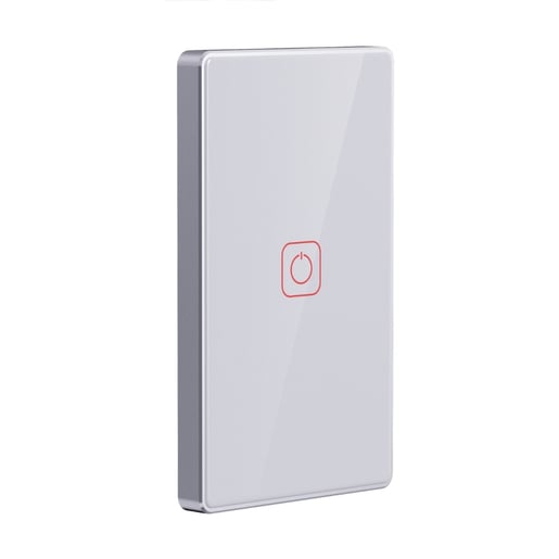 Apagador Inteligente Táctil WiFi 1 Circuito, Requiere Cable Neutro, Compatible con App móvil y Asistentes de voz Apagador Inteligente Táctil WiFi 1 Circuito, Requiere Cable Neutro, Compatible con App móvil y Asistentes de voz