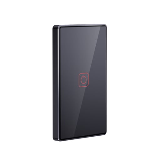 Apagador Inteligente Táctil WiFi 1 Circuito, Requiere Cable Neutro, Compatible con App móvil y Asistentes de voz Apagador Inteligente Táctil WiFi 1 Circuito, Requiere Cable Neutro, Compatible con App móvil y Asistentes de voz