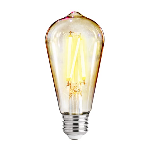 Foco Vintage LED Inteligente ST64 WiFi 5.5 W, Luz Blanca Dinámica, Base E27, Atenuable, Compatible con App móvil y Asistentes de voz Foco Vintage LED Inteligente ST64 WiFi 5.5 W, Luz Blanca Dinámica, Base E27, Atenuable, Compatible con App móvil y Asistentes de voz