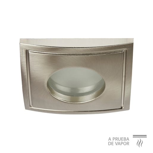 Lámpara Downlight Empotrable a Prueba de Vapor, Potencia Máx. 50 W, Base GX5.3, No incluye foco