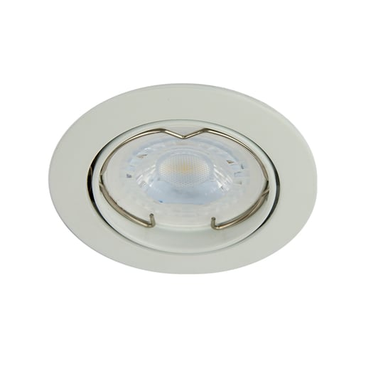 Lámpara Downlight Empotrable Dirigible, Potencia Máx. 6 W, Base GX5.3, Foco MR16 no incluido