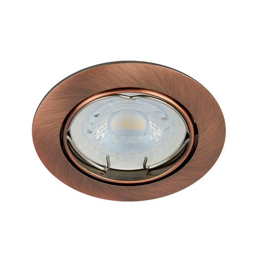 Lámpara Downlight Empotrable Dirigible, Potencia Máx. 6 W, Base GX5.3, Foco MR16 no incluido