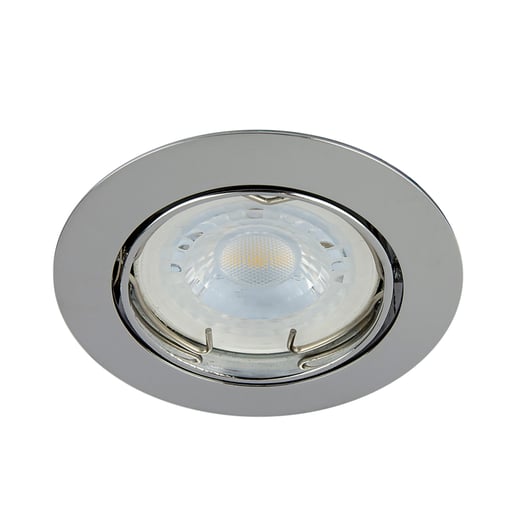 Lámpara Downlight Empotrable Dirigible, Potencia Máx. 6 W, Base GX5.3, Foco MR16 no incluido