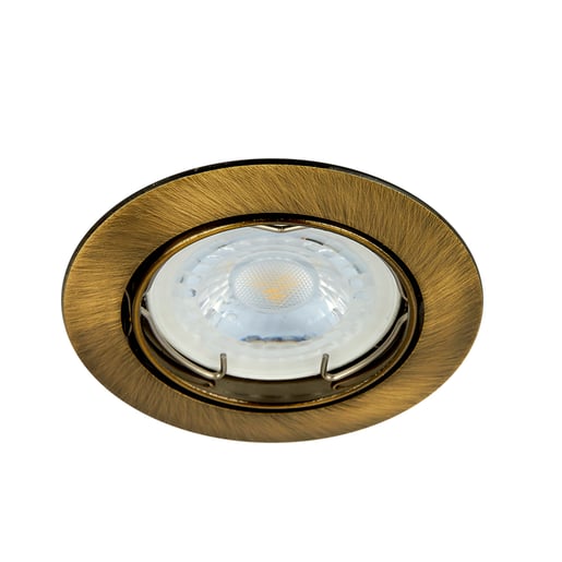 Lámpara Downlight Empotrable Dirigible, Potencia Máx. 6 W, Base GX5.3, Foco MR16 no incluido