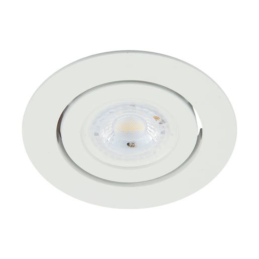 Lámpara Downlight Empotrable Dirigible, Potencia Máx. 50 W, Base GX5.3, Foco MR16 no incluido