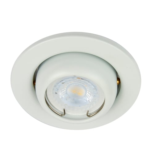 Lámpara Downlight Empotrable Dirigible, Potencia Máx. 6 W, Base GX5.3, Foco MR16 no incluido