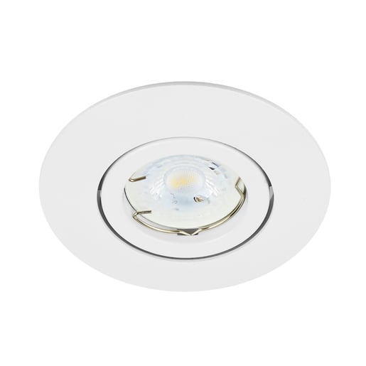 Lámpara Downlight Empotrable Dirigible, Potencia Máx. 50 W, Base GX5.3, Foco MR16 no incluido