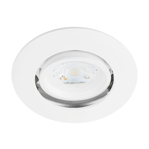 Lámpara Downlight Empotrable Dirigible, Potencia Máx. 6 W, Base GX5.3, Foco MR16 no incluido