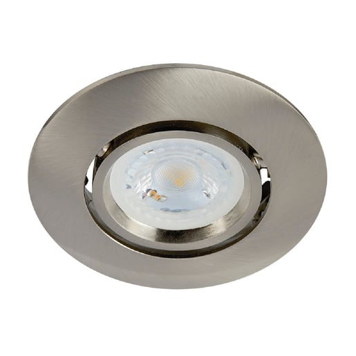 Lámpara Downlight Empotrable Dirigible, Potencia Máx. 6 W, Base GX5.3, Foco MR16 no incluido