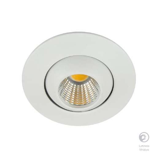 Lámpara de interior LED para empotrar, 4 W, Luz Cálida Brillante