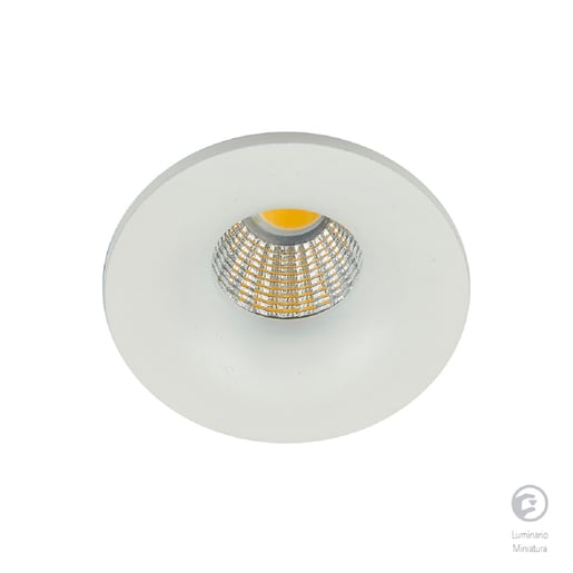 Lámpara de interior LED para empotrar, 4 W, Luz Cálida Brillante