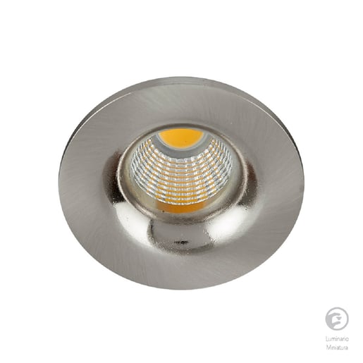 Lámpara de interior LED para empotrar, 4 W, Luz Cálida Brillante