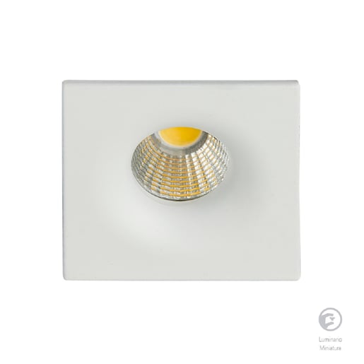 Lámpara de interior LED para empotrar, 4 W, Luz Cálida Brillante