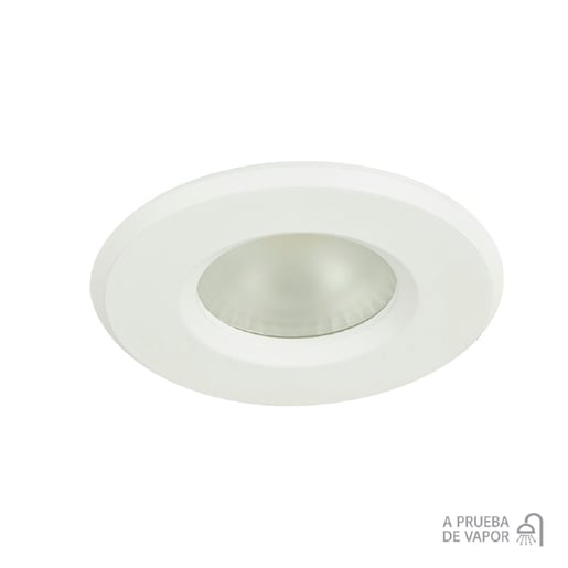 Lámpara Downlight LED Empotrable 6.5 W, Luz Cálida Brillante, A Prueba de Vapor, LED integrado