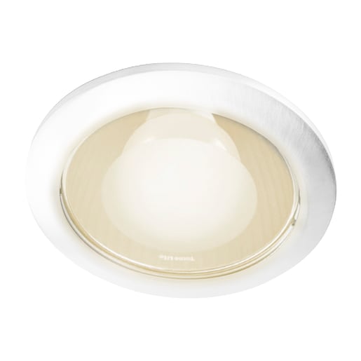 Lámpara Downlight Empotrable, Foco Incluido LED 8.5 W, Luz Cálida Brillante, Base E27