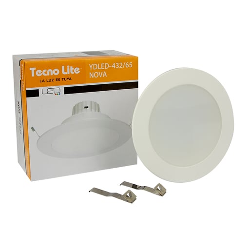 Lámpara Downlight LED Empotrable 11 W, Luz de Día, 2 en 1, No atenuable, LED integrado