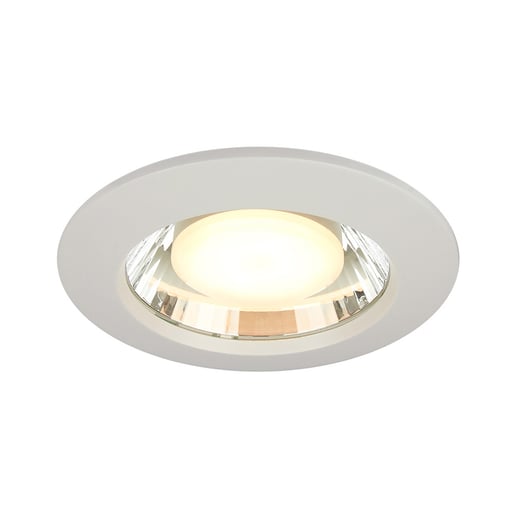 Lámpara Downlight Empotrable o Bote Integral 8 cm, Foco Incluido LED 9 W, Luz Cálida Brillante, Base E27