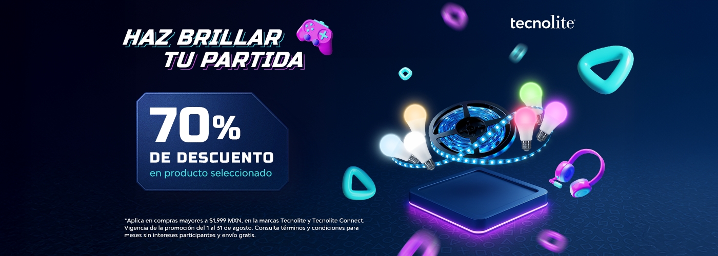 Compra iluminación inteligente con un 70% de descuento Compra iluminación inteligente con un 70% de descuento