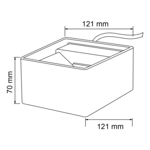 HLED-401/7.5W/30/B